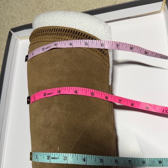 PRICE FIRM BNIB Vince Camuto Karinda Tan OTK Suede Boots 6 - Picture 11 of 14